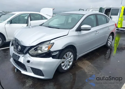 2016 Nissan Sentra S z USA, uszkodzony, nr VIN 3N1AB7AP1GY313189